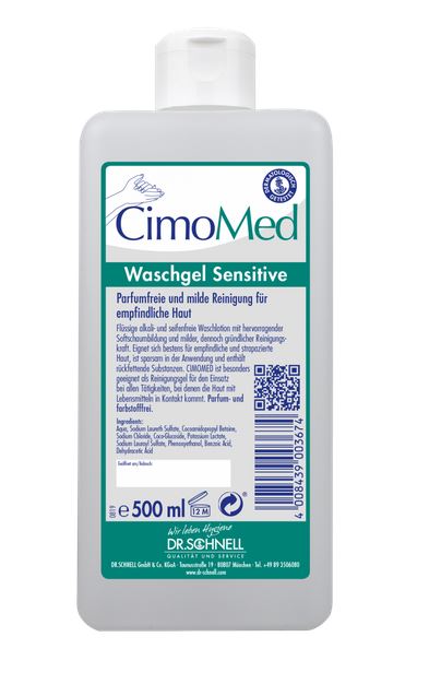 Dr. Schnell CimoMed, Handwaschgel parfüm-und farbstofffrei, 500 ml Flasche