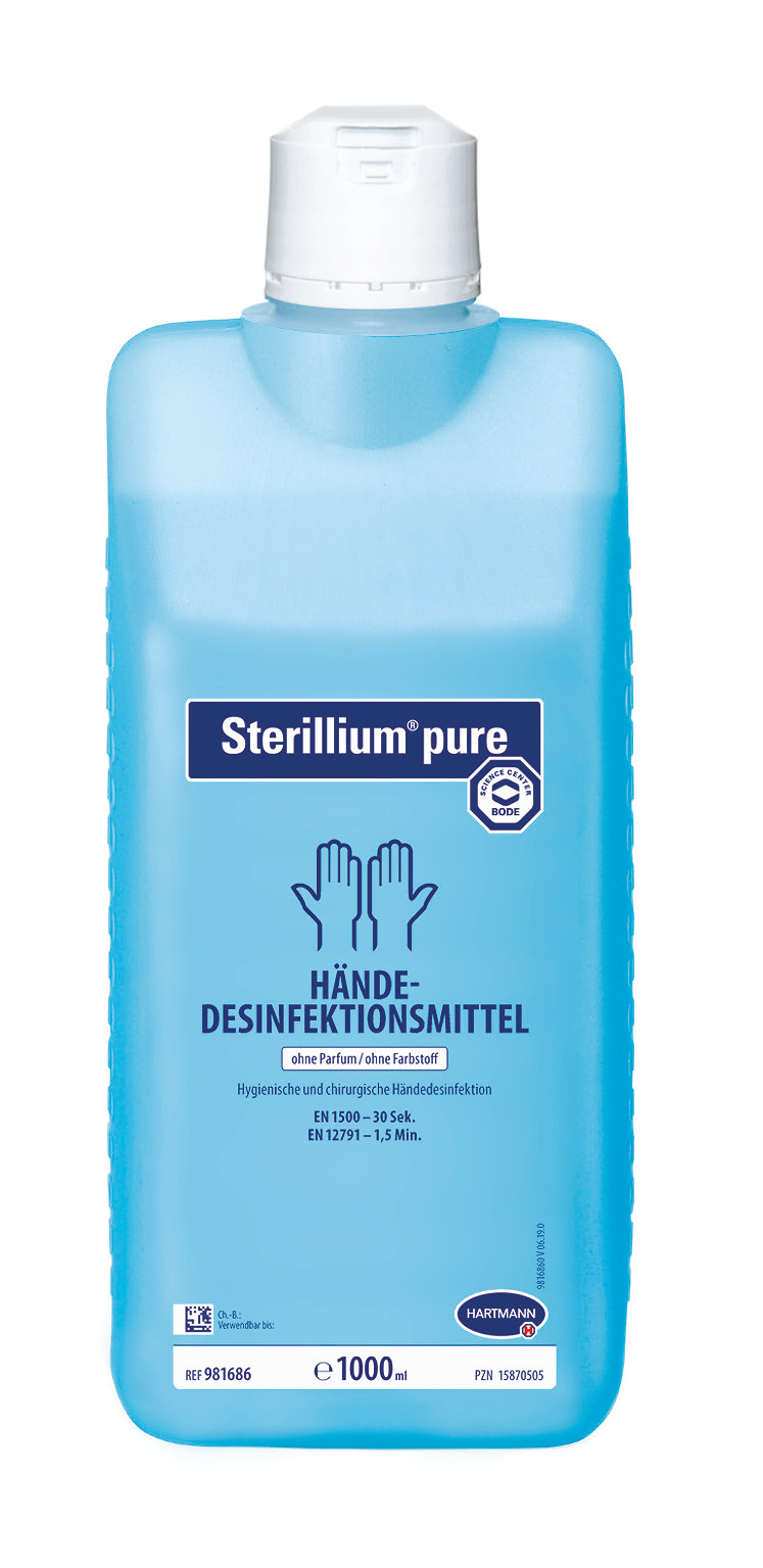 Hartmann Sterillium pure Hände-Desinfektionsmittel 500 ml Flasche