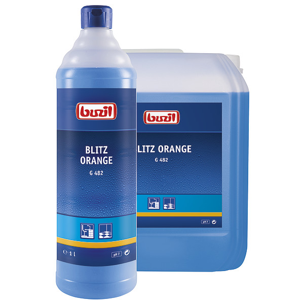 Buzil Blitz Orange G482, neutraler Allesreiniger, duftintensiv, 10 L Kanister