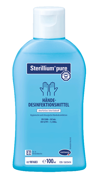 Hartmann Sterillium pure Hände-Desinfektionsmittel 100 ml Kittelflasche