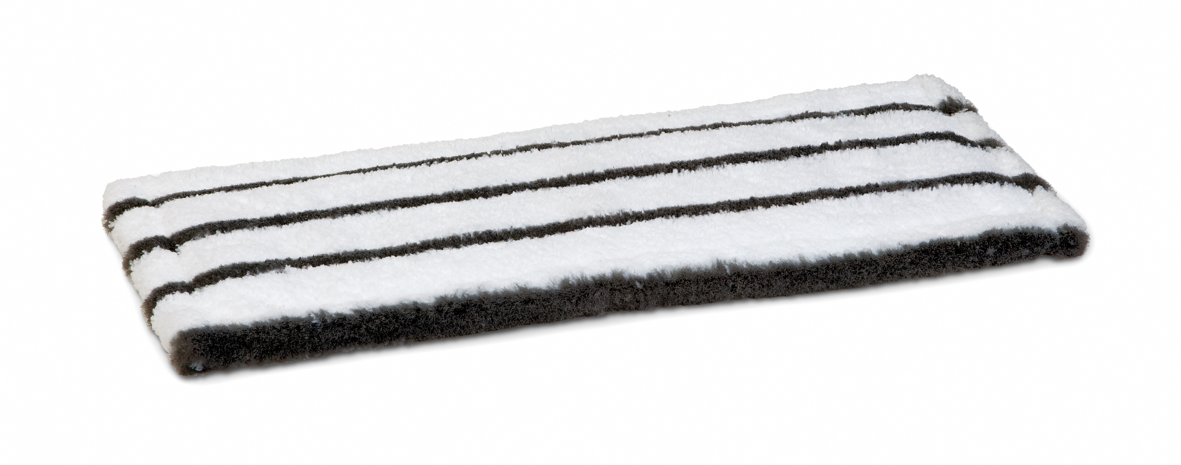 Microfasermopp Profi, weiß/grau mit grauen Borsten, 40 cm