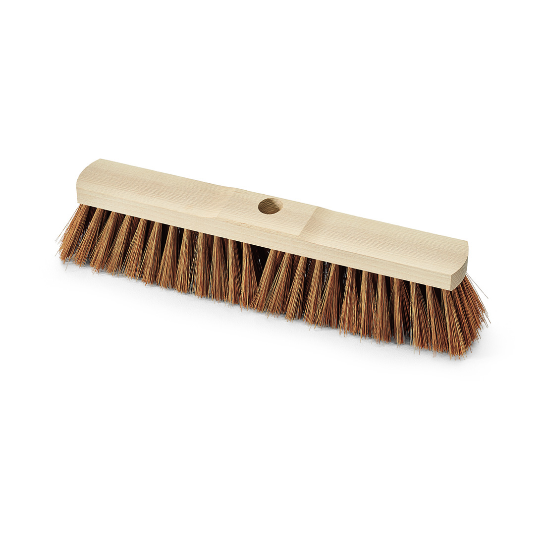 Saalbesen Poly-Kokos Sattelholz mit Stielloch 50 cm