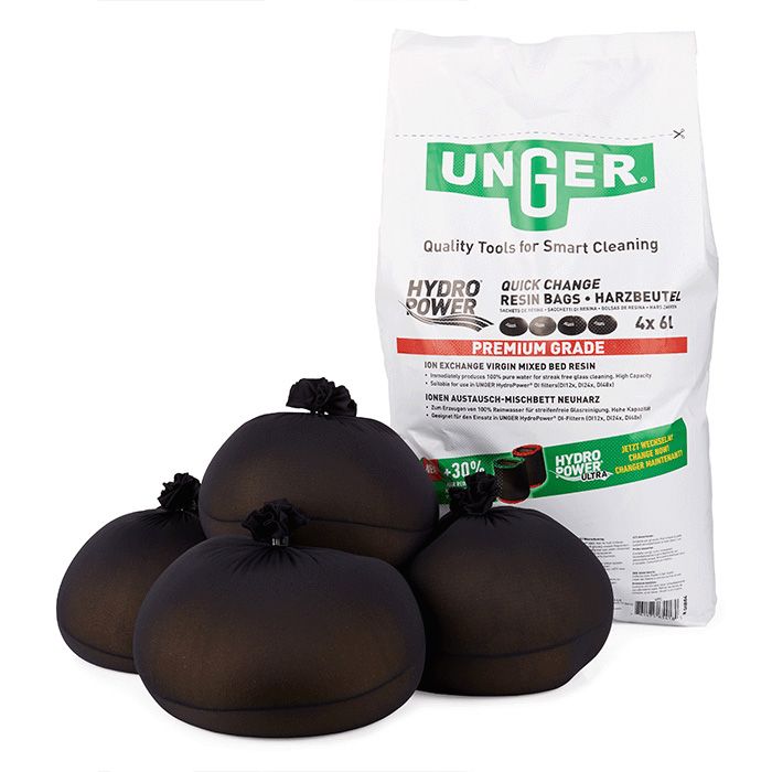 Unger QuickChange Harzbeutel, 4 Beutel (24l) im Sack, DIB84