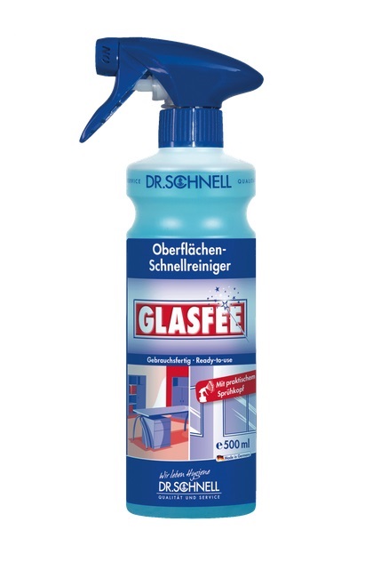 Dr. Schnell GLASFEE, Oberflächen-Schnellreiniger, 500 ml Sprühflasche