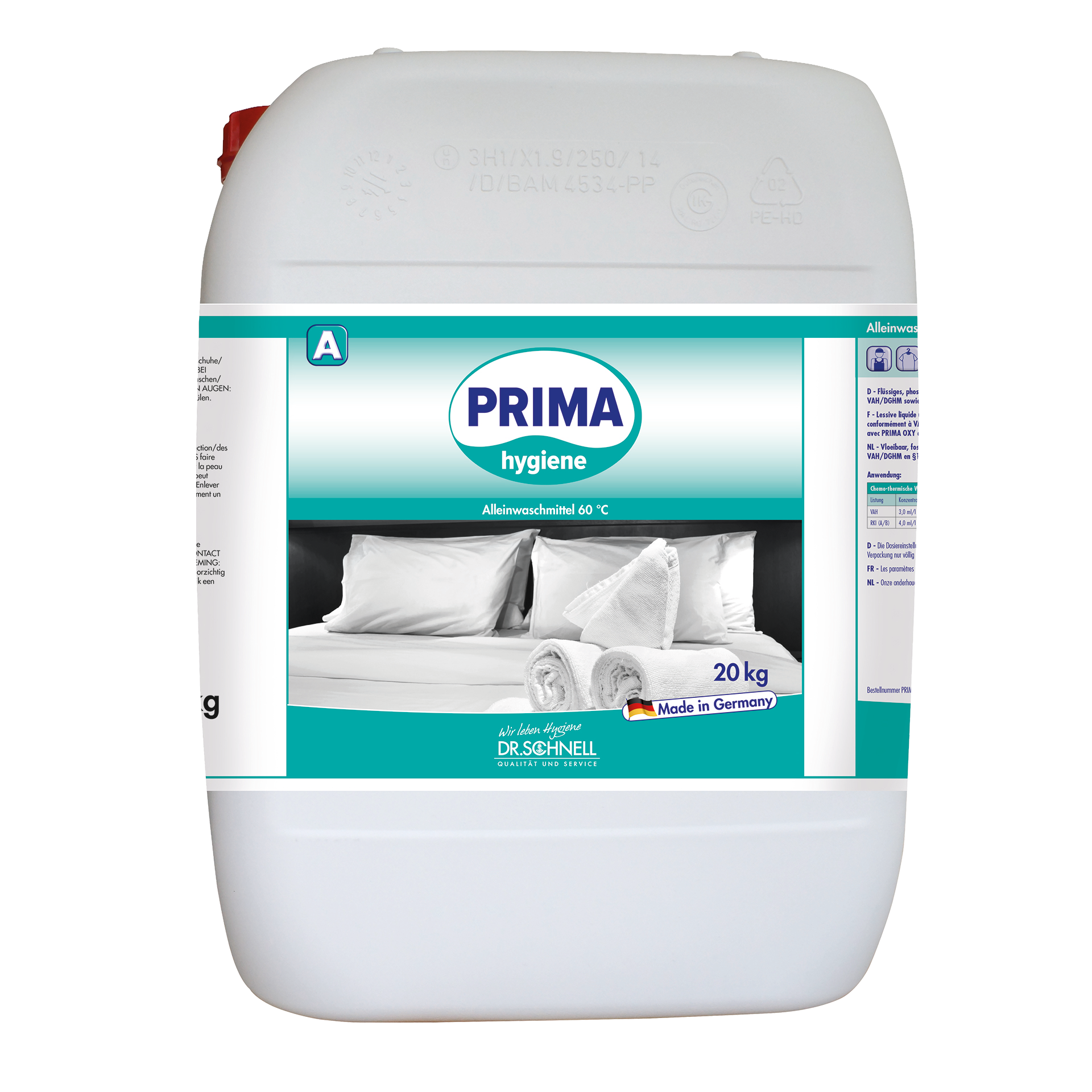 Dr. Schnell PRIMA Hygiene 20 kg Flüssigwaschmittel
