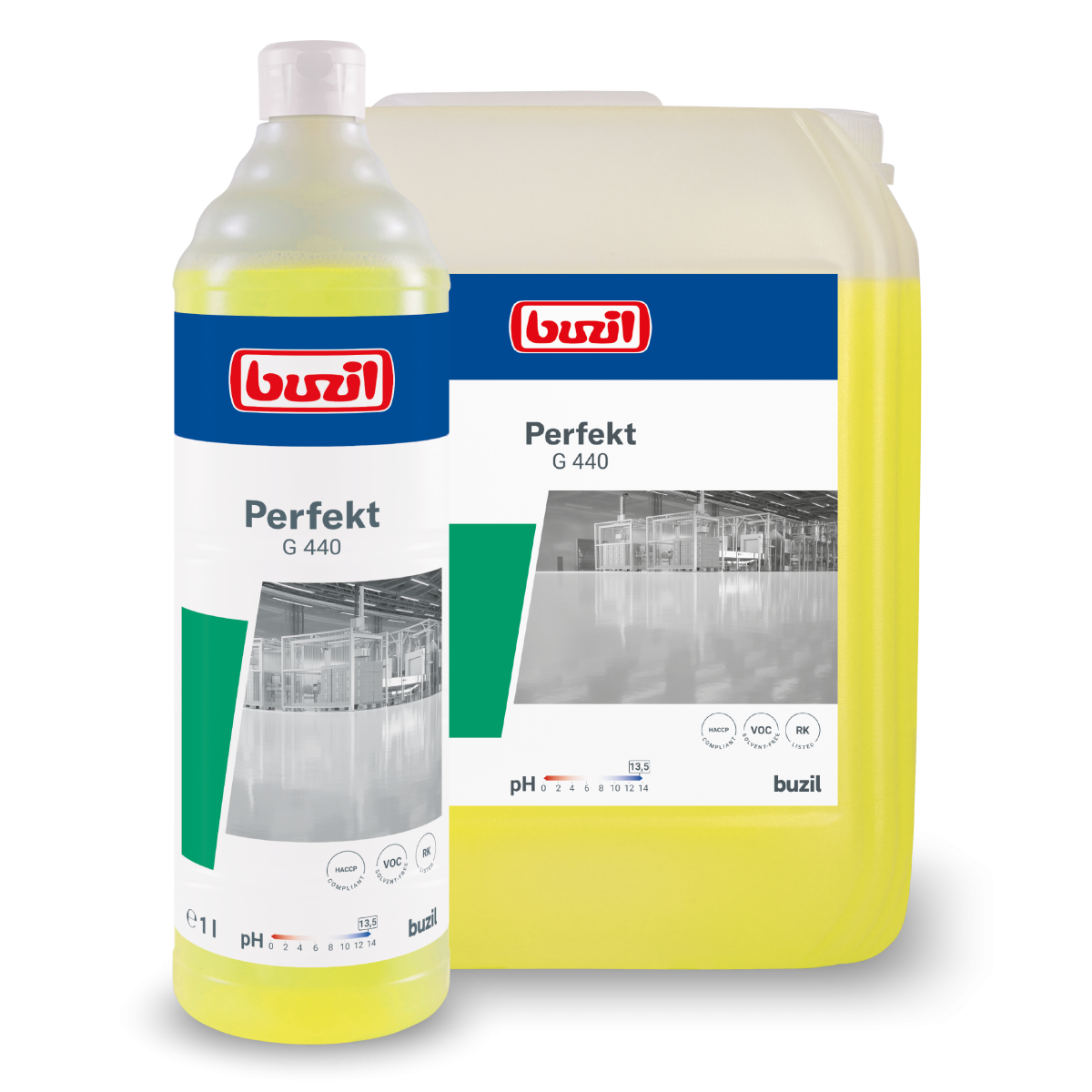 Buzil Perfekt G440 alkalischer Kraftreiniger, 1L-Flasche