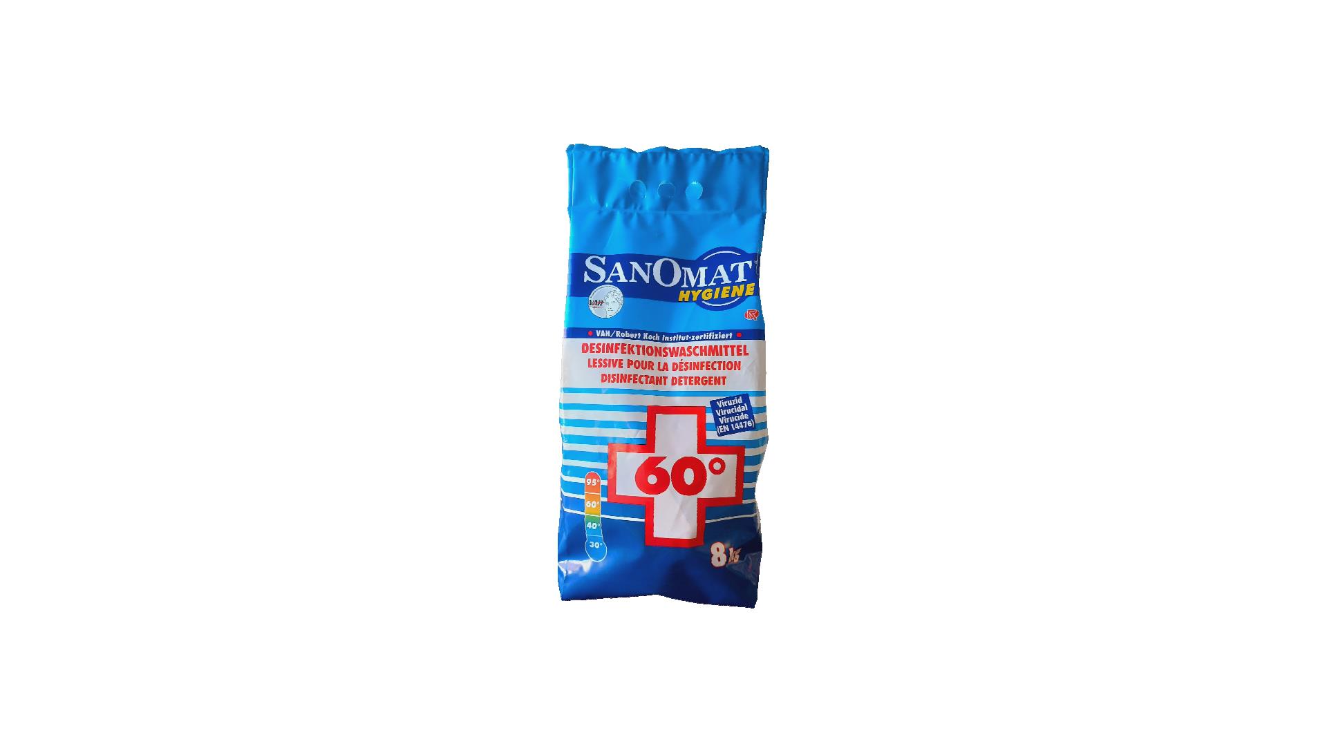 SANOMAT Hygiene Desinfektionswaschmittel, 8 kg Sack