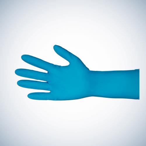 SolidSafety HIGH RISK Pro Nitril Einmalhandschuhe, Gr. S, blau