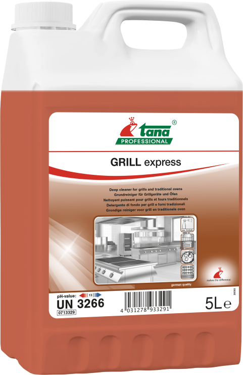 TANA Professional GRILL express, Grill- und Ofenreiniger 5 l, Kanister