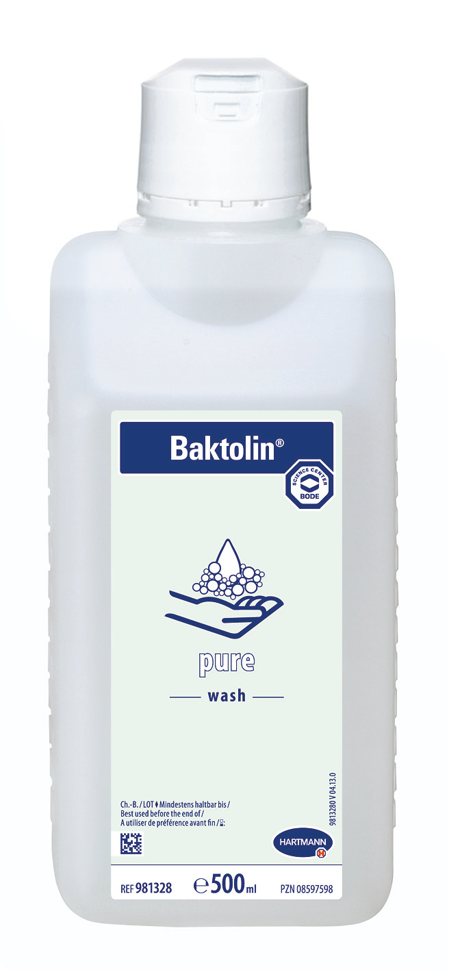 Hartmann Baktolin pure, parfümfreie Waschlotion, 500 ml Flasche
