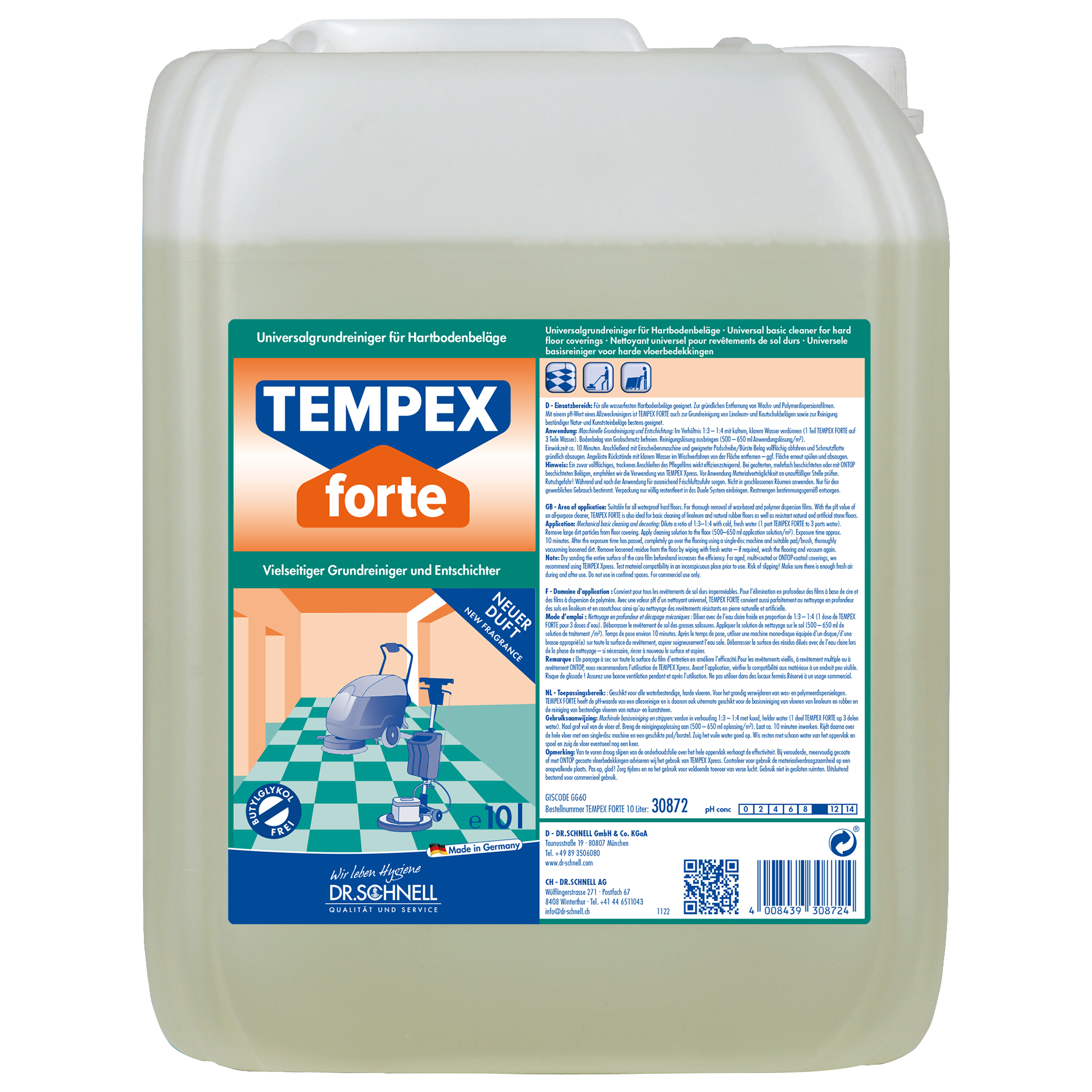 Dr. Schnell Tempex Forte 10 L Grundreiniger