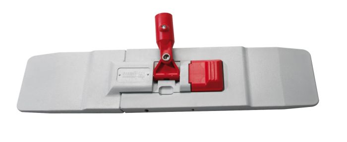 Meiko masterclip Schnellwechselhalter/Klapphalter 50 cm, hellgrau/rot, aus Kunststoff (ohne Stiel)