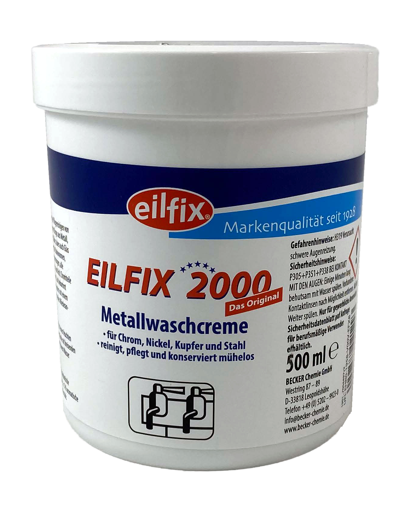Eilfix 2000 Metallwaschcreme 500 ml Dose