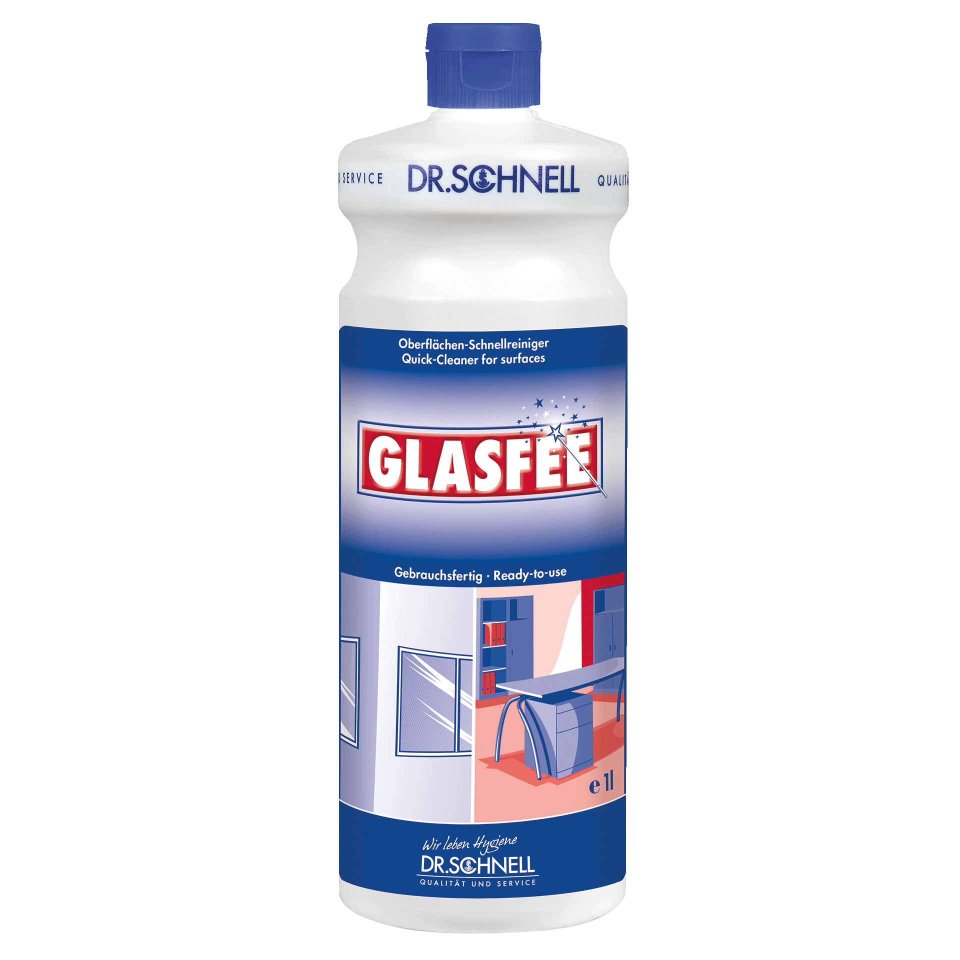 Dr. Schnell GLASFEE Oberflächen-Schnellreiniger 1 L Flasche