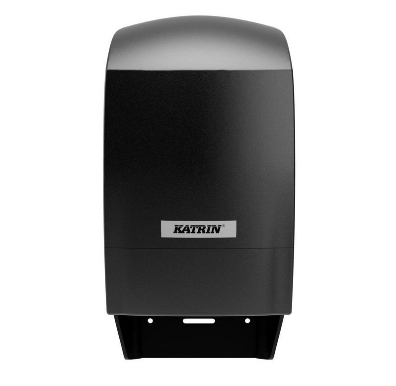 Katrin System-Toilettenpapierspender, Kunststoff, schwarz