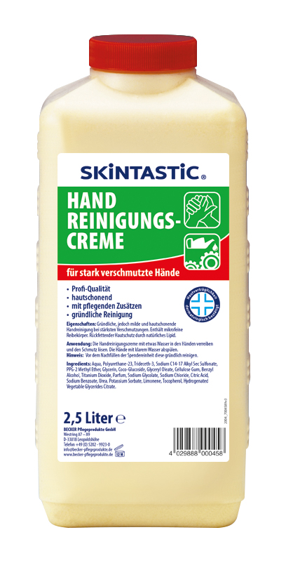 Skintastic Handreinigungscreme 2,5 L Weithalsflasche