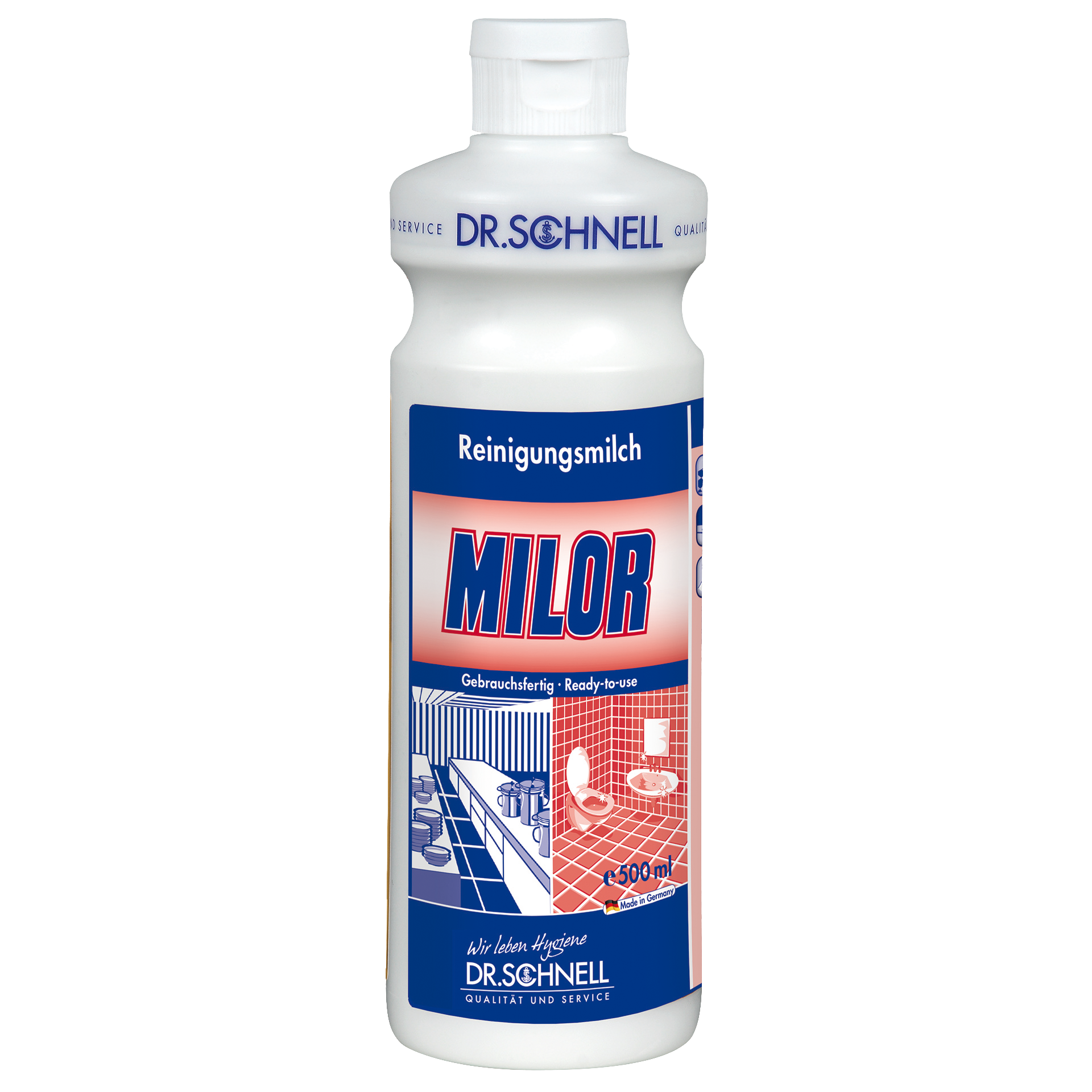 Dr. Schnell MILOR, sanfte Reinigungsmilch, 500 ml Flasche