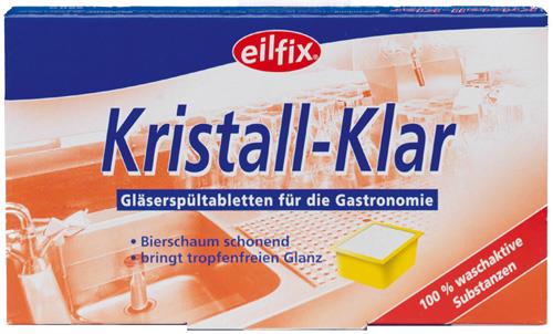 Eilfix Kristall-Klar Gläserspültabl. 168x10g